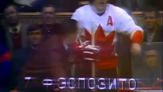 Phil Esposito  1972 Summit Series Game 7 Roughing [upl. by Rawlinson]