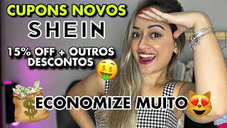 SHEIN CUPONS de DESCONTO ATUALIZADOS  SUPER DESCONTO NAS COMPRAS SHEIN [upl. by Andri372]