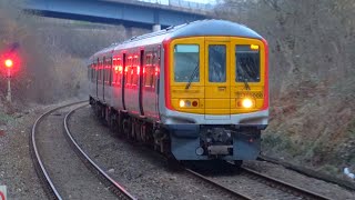 Trains at Gilfach Fargoed  030323 [upl. by Rothwell628]