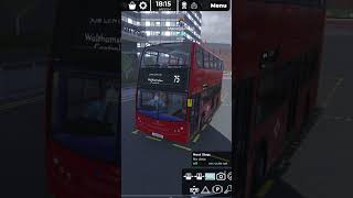 75 to Lewisham Shopping Centre Blind Change croydon londontransport [upl. by Yhtomot453]