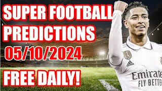 FOOTBALL PREDICTIONS SATURDAY 05102024SOCCER PREDICTIONSBETTING TIPSsportsbettingtips football [upl. by Ned978]