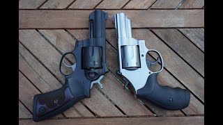 Ruger GP100 Wiley Clapp vs SampW Model 66 Combat Magnum [upl. by Ramat188]