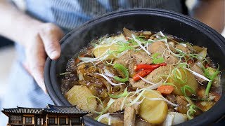 Korean Traditional Braised chickenAndong Jjimdak Recipe [upl. by Lehsar]