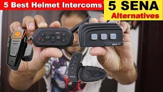 5 Best Helmet Bluetooth Speaker Intercom  SENA Alternatives [upl. by Humbert]