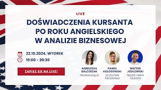 Po roku angielskiego dla analityków  doświadczenia kursanta [upl. by Alac258]