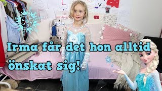 Vi överraskar Irma med det hon alltid önskat sig  VLOGG [upl. by Ericha]