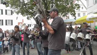 Stadtfest Bad Waldsee 2015  Auftritt der Schalmeiengruppe Mondheuler aus Dornbirn [upl. by Ajnin]