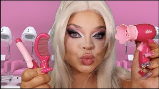 ASMR Barbie Does Your Hair [upl. by Hnaht455]