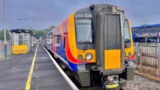 SWR Class 450 Departs Lymington Pier [upl. by Randi]