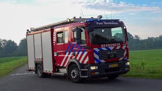 Brandweer Veenhuizen met spoed naar brandalarm DJI [upl. by Garbers]