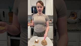 Viral Tiktok ￼S’mores Cookies ￼shorts [upl. by Yrreb]