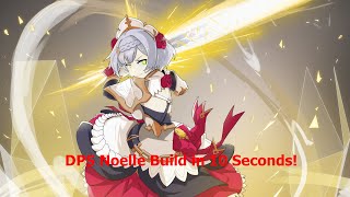 DPS Noelle C0 Build in 10 Seconds SupportC6 Build in Description  Genshin Impact shorts [upl. by Vander]