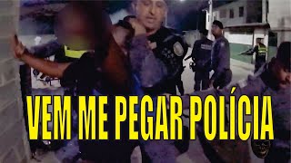 DESAFIOU OS POLÍCIA E LEVOU A PIOR BALA DE BORRACHA EM GERAL [upl. by Nomzaj]