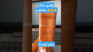 AvèneSun Care SPF50 Lotion Review☀️ Best family pack sunscreen [upl. by Hermosa]