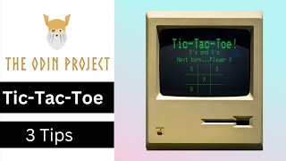 The Odin Project TicTacToe 3 tips [upl. by Llertniuq46]