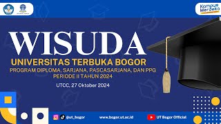 WISUDA UT BOGOR OKTOBER 2024 [upl. by Ramak879]