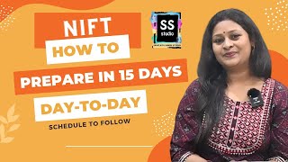 HOW TO PREPARE FOR NIFT ENTRANCE EXAM 2023 IN 15 DAYS I DAY TO DAY SCHEDULE [upl. by Rocray]