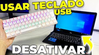 Teclado notebook não funciona teclas acionando sozinhas [upl. by Dynah]