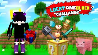 100 Days on ONE LUCKY BLOCK in Minecraft 😰 [upl. by Brande]