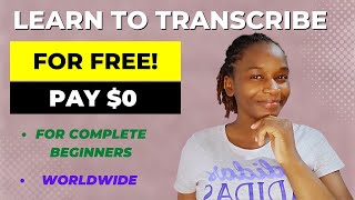 Learn To Transcribe for FREE  Practise on Real Files [upl. by Konrad702]