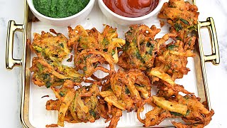 Vegetable pakora recipe  easy fritters [upl. by Haidedej]