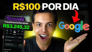 RECEBA 15 A CADA 20 MINUTOS USANDO O GOOGLE PELO CELULAR 100DIA Dinheiro online 2024 [upl. by Eelana439]