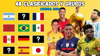 CLASIFICADOS MUNDIAL 2026 I Sistema de clasificación de cada confederación I Predicción [upl. by Erbas]