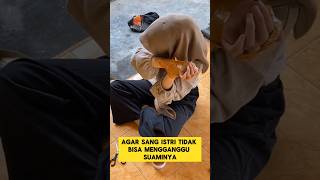 momen lucu ketika istri gangguin suami yang lagi mengemas paket ‼️ ngakak lucu istri ketawa [upl. by Giardap]