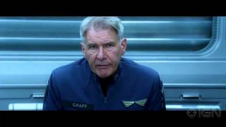 Enders Game  Harrison Ford Interview [upl. by Mori]