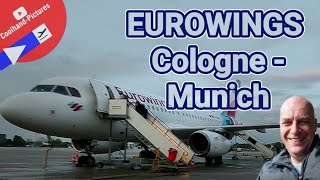 EUROWINGS TRIP REPORT  Cologne  Munich  Airbus A319 [upl. by Llerreg]