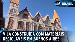 Campanópolis conheça a vila construída a partir de materiais recicláveis  SBT Brasil 170524 [upl. by Floyd]