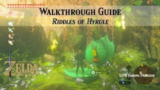 Breath of the Wild  Riddles of Hyrule Hidden Side Quest  Walkthrough Guide [upl. by Werdnael]