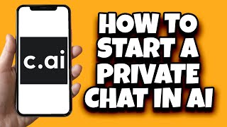 How To Private Chat On Character AI  Start Private Chat In Character AI [upl. by Reginnej]