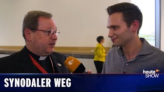 Soll man Homosexuelle segnen Fabian Köster bei der katholischen Kirche  heuteshow vom 17032023 [upl. by Talbert]