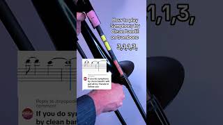 Symphony Clean Bandit trombone tutorial shorts [upl. by Sebastien]