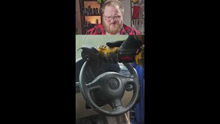 DIY steering wheel upgrade idea Dads reaction [upl. by Nireves]