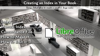 How to Build an Index on LibreOffice [upl. by Particia]