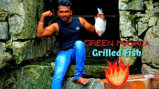 Green masala  Grilled fish recipe in tamil by Stylish samayalkaran secret masala🤐 [upl. by Haland]