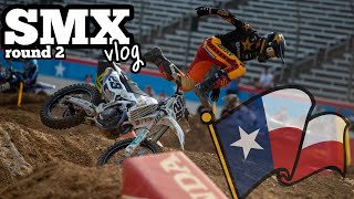 SUPERMOTOCROSS ROUND 2  Christian Craig Races in Fort Worth SMX 2024 [upl. by Otokam]