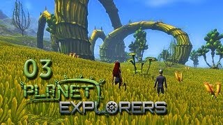 Erste Crafting Erfahrungen  Planet Explorers 03 [upl. by Enaitsirk471]