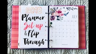 PLANNER SET UP DIY LIFE PLANNER [upl. by Sana]