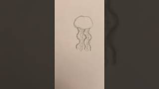 How to draw a jellyfish 🪼✨ art draw drawing artist ocean jellyfishart sea fypシ゚viral cool [upl. by Zoes]