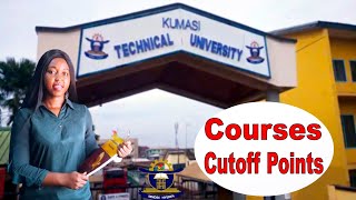 ALL Kumasi Technical University Courses and Cutoff Points [upl. by Ahsrop]