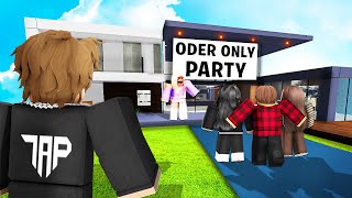 I Found an ODER ONLY PARTY So I Went UNDERCOVER Brookhaven RP [upl. by Burney]