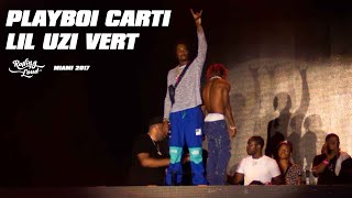 LIL UZI VERT amp PLAYBOI CARTI  Rolling Loud Miami 2017 [upl. by Atig]