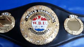 WBU World Champion belt [upl. by Htial666]