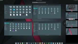 GNOME Files Vs Pantheon Files Vs Cinnamon Files Vs Mate Files on Folders Grid [upl. by Alleira]