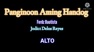 Panginoon Aming Handog  ALTO Advent Song SATB Version [upl. by Buiron28]