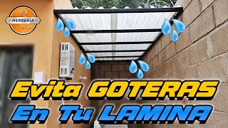 Evita PROBLEMAS De Goteras Al Instalar Tu LÁMINA [upl. by Evot238]