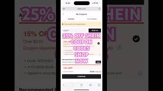 25 OFF SHEIN COUPON CODES CLICK THE LINK SHOP NOW USE THEM OR LOSE THEM sheincouponcodes shein [upl. by Isleen]